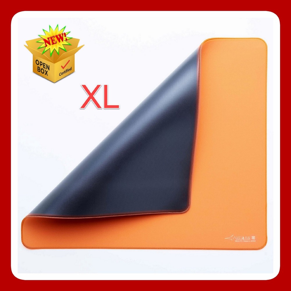 Artisan Ninja FX Zero XL Soft Orange Gaming Mousepad Premium Esports Desk Mat